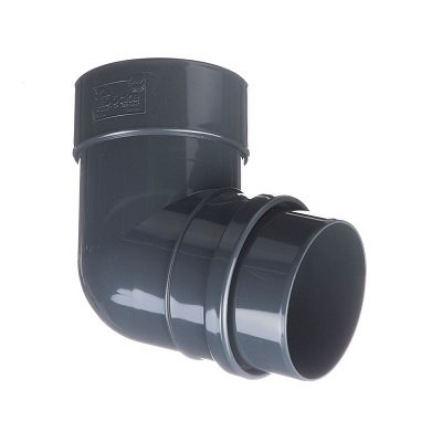 Колено 72° Docke Lux ПВХ - Графит купить в Александрове