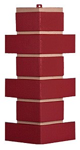 Угол T-Сайдинг - Кирпич Модерн Красный купить в Александрове