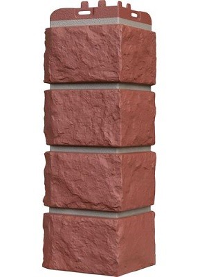 Угол наружный Grand Line Колотый Камень Корица, Шов темно-бежевый купить в Александрове