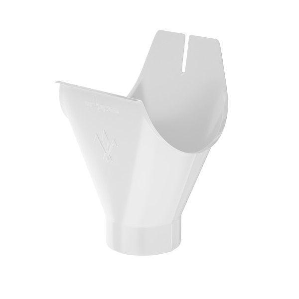 Водосток Aquasistem, система 125x90 - Воронка желоба RAL 9003 Белый купить в Александрове