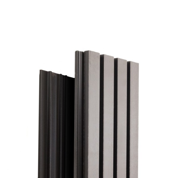 Фасадная доска Ecodecking Техно реечная 200х26х3000 Серый купить в Александрове