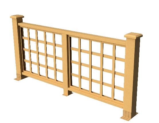 Ограждения декоративное ДПК GRINDERDECO Дувр песчаник купить в Александрове