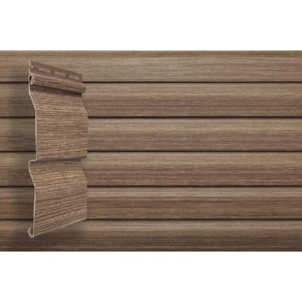 Виниловый сайдинг Grand Line Tundra Корабельная доска 3.00м - Кедр купить в Александрове