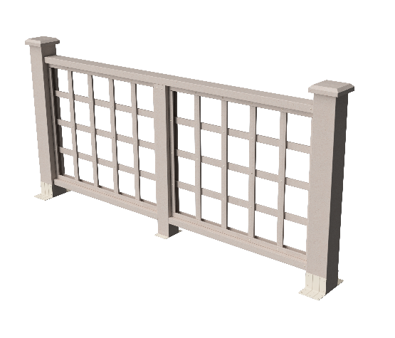 Ограждения декоративное ДПК GRINDERDECO Дувр выбеленый дуб купить в Александрове