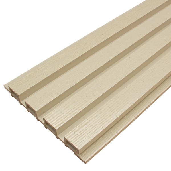 Фасадная доска из ДПК Faynag Wood Рейка Слоновая кость купить в Александрове