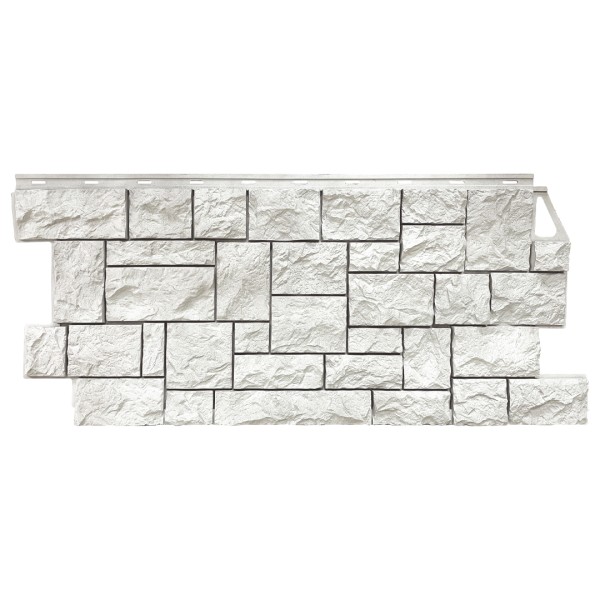 Фасадная панель FineBer, Камень Дикий, Жемчужный купить в Александрове