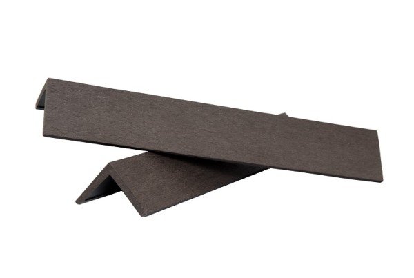 Уголок ДПК завершающий шлифованный SINGARAJA тёмно-коричневый купить в Александрове