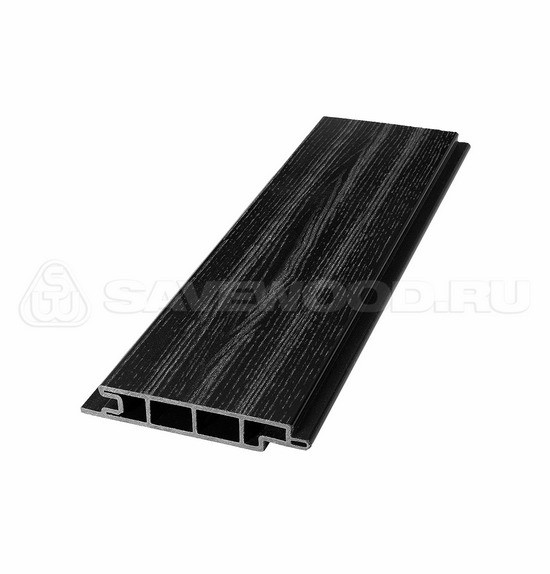Террасная доска из ДПК SW Padus радиальный распил «SaveWood» чёрный купить в Александрове