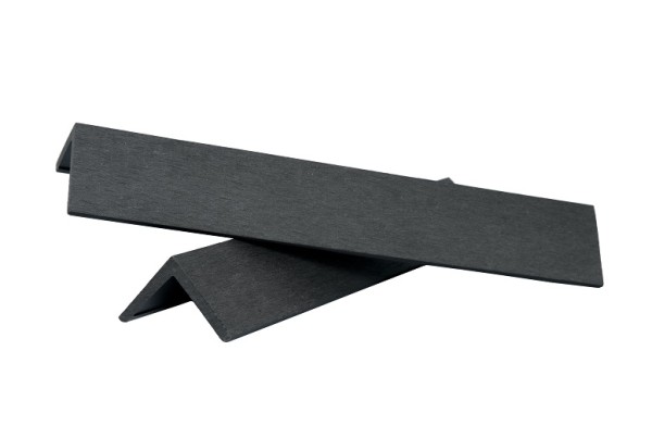 Уголок ДПК завершающий шлифованный SINGARAJA чёрный купить в Александрове