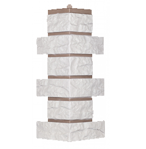 Угол T-Сайдинг-Кирпич Лондон Брик Белый купить в Александрове