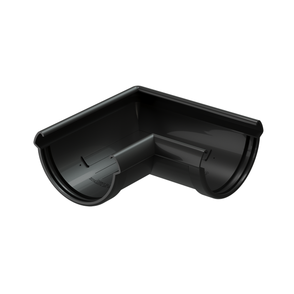 Угол желоба 90° Docke Lux ПВХ - Карбон купить в Александрове