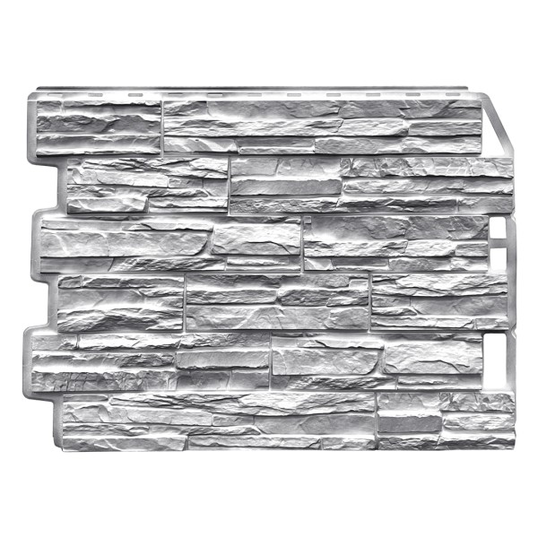 Фасадная панель FineBer, Скол - Светло-серый купить в Александрове