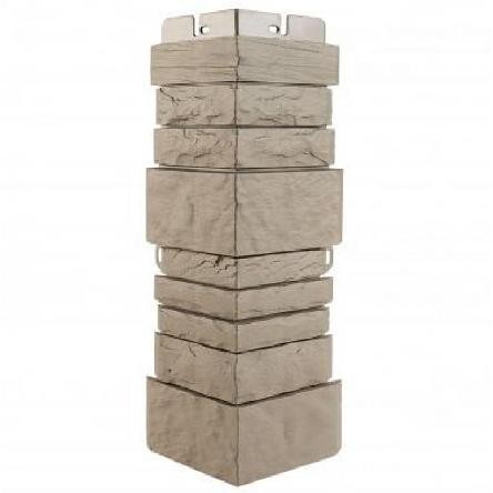 Угол наружный Альта-Профиль Скалистый камень ЭКО Бежевый купить в Александрове