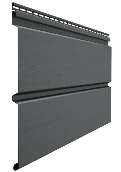 Виниловый сайдинг docke (дёке) - профиль D6S графит купить в Александрове