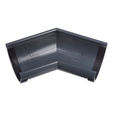 Угол желоба универсальный 135° Docke Lux ПВХ - Графит купить в Александрове