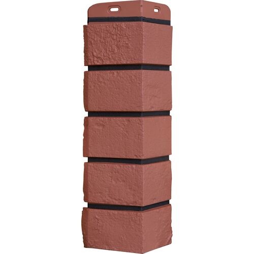 Угол Grand Line состаренный кирпич Элит корица (махагон), ШОВ черный купить в Александрове