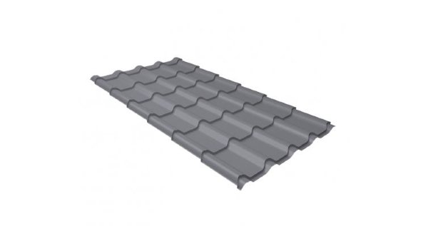 Металлочерепица камея 0,5 Satin RAL 7004 сигнальный серый купить в Александрове