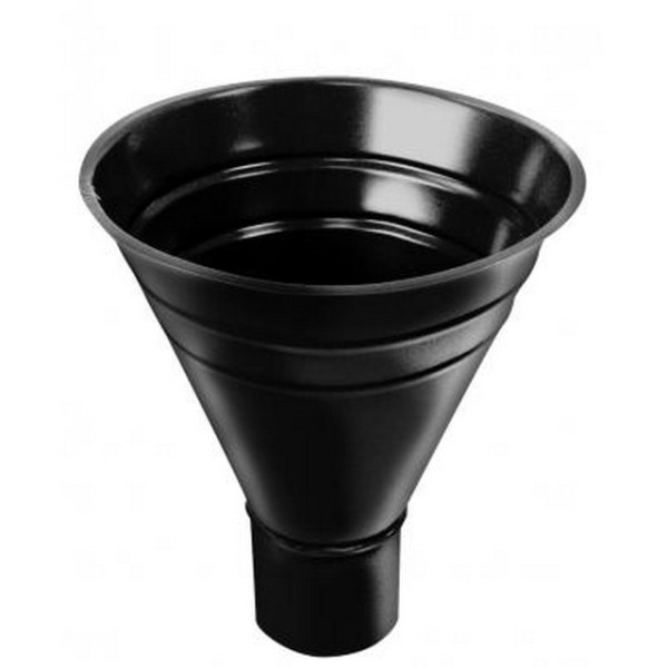 Водосток Grand Line 125x90 –  Воронка водосборная RAL 9005 купить в Александрове