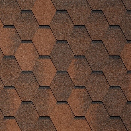 Гибкая черепица Tegola VENETO marrone 423 купить в Александрове