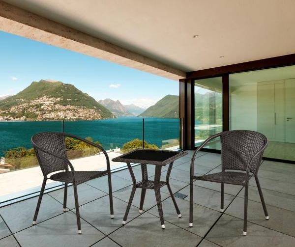 Комплект плетеной мебели AFINA из иск. ротанга T25A/Y137C-W53 Brown 2Pcs купить в Александрове