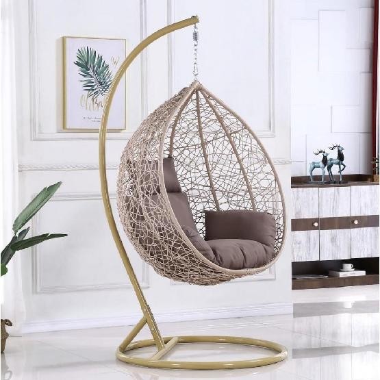 Кресло Подвесное из искусственного ротанга AFM-169A-LB Beige купить в Александрове