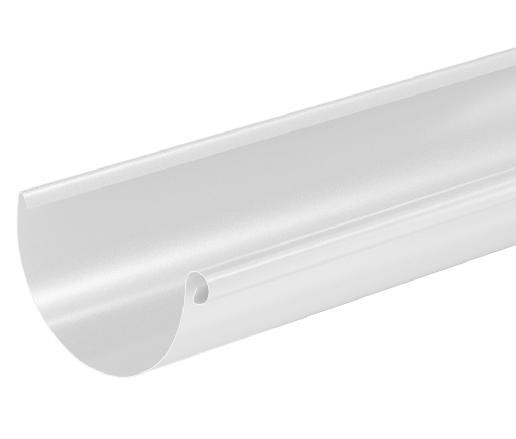 Водосток Aquasistem, система 125x90 - Водосточный желоб 3.00м RR 20 Белый купить в Александрове