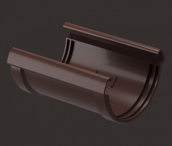 Соединитель Желоба Docke Lux ПВХ - Шоколад купить в Александрове