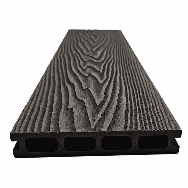 Террасная доская ДПК NanoWood Double 3D Антрацит купить в Александрове