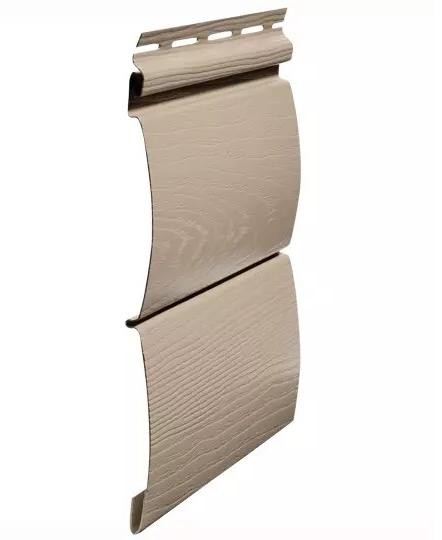 Виниловый сайдинг fineber (файнбер) - серия blockhouse (блокхаус) "бревно", сандал купить в Александрове