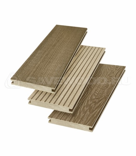 Террасная доска SW Fraxinus (R) полнотелая «SaveWood» Тик купить в Александрове