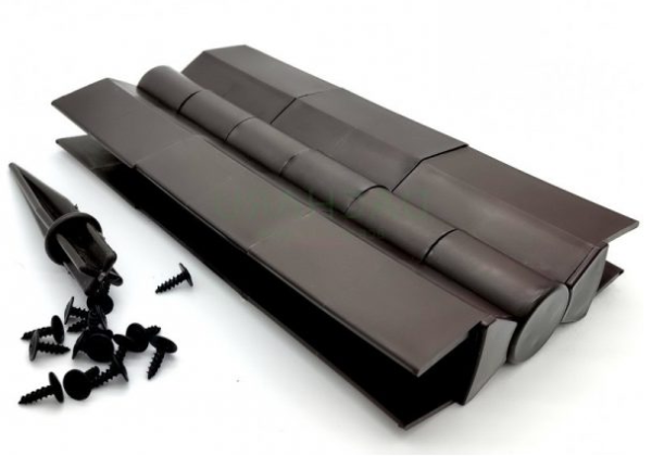 Угловой (стыковочный) шарнир для грядкок ДПК 225мм чёрный купить в Александрове