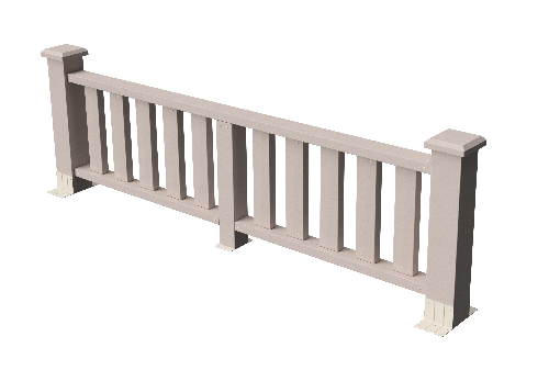 Ограждения декоративное ДПК GRINDERDECO Эрес выбеленый дуб купить в Александрове