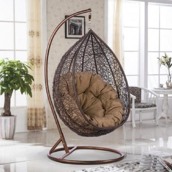 Кресло Подвесное из искусственного ротанга AFM-219A Brown купить в Александрове