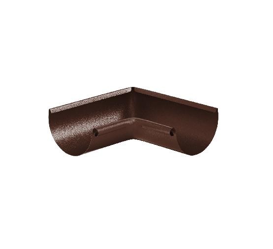 Водосток Aquasistem, Система 125x90 - Угол желоба, внутренний 90° RAL 8017 Коричневый matt купить в Александрове