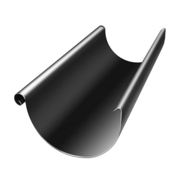 Водосток Grand Line 125x90 – Желоб 3м RAL 9005 купить в Александрове