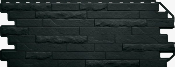 Фасадная панель Цокольный сайдинг Альта-профиль Кирпич-Антик ЭКО Графит купить в Александрове