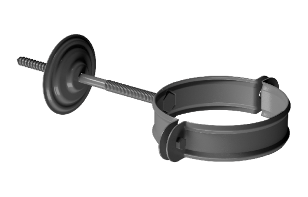 Хомут трубы D90 Döcke STAL PREMIUM Графит, (RAL 7024) купить в Александрове