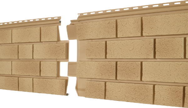 Фасадная панель Ю-пласт Стоун Хаус S-Lock Клинкер Балтик светлая медь купить в Александрове