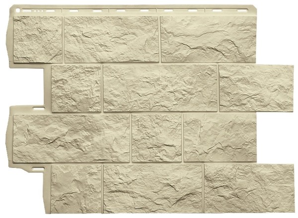 Фасадная панель Альта-Профиль Туф ЭКО Песчаный купить в Александрове