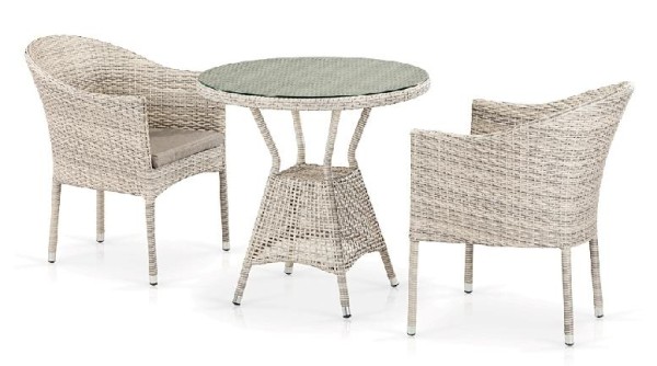 Комплект плетеной мебели AFINA из иск. ротанга T705ANT/Y350-W85 Latte 2Pcs купить в Александрове