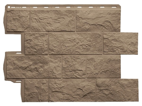 Фасадная панель Альта-Профиль Туф ЭКО Бежевый купить в Александрове