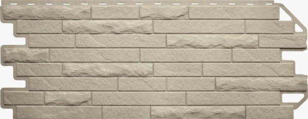 Фасадная панель Цокольный сайдинг Альта-профиль Кирпич-Антик ЭКО Кремовый купить в Александрове