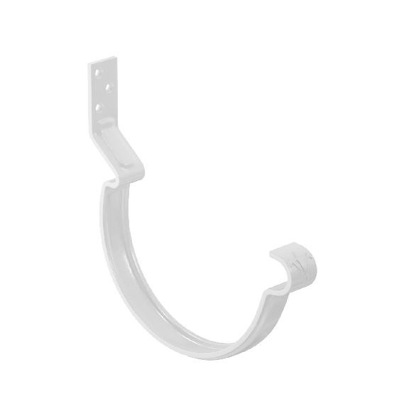 Водосток Aquasistem, система 125x90 - Крюк крепления желоба короткий RR 20 Белый купить в Александрове