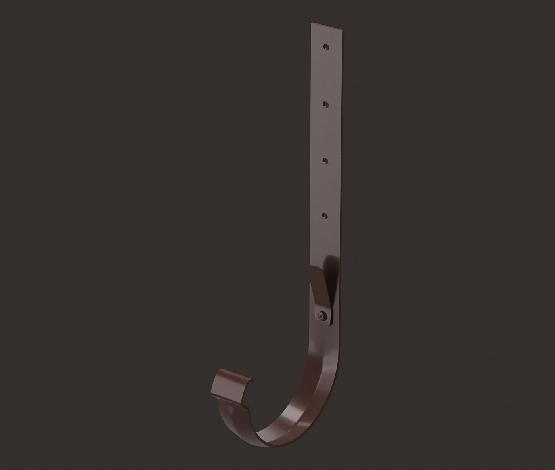 Металлический кронштейн желоба Docke Lux - Шоколад купить в Александрове