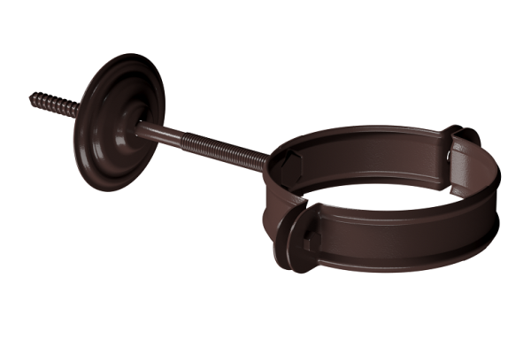 Хомут трубы D90 Döcke STAL PREMIUM Шоколад, (RAL 8019) купить в Александрове
