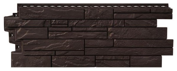 Фасадная панель Grand Line Скала Стандарт Шоколадный (коричневый) купить в Александрове