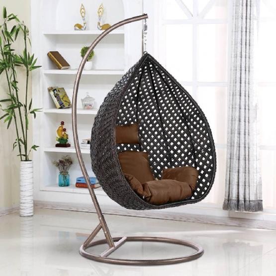 Кресло Подвесное из искусственного ротанга AFM-250B-L Brown купить в Александрове