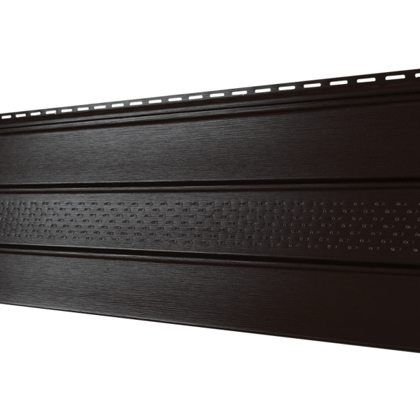 Софит Ю-Пласт PRO Классический перфорация по центру, коричневый купить в Александрове