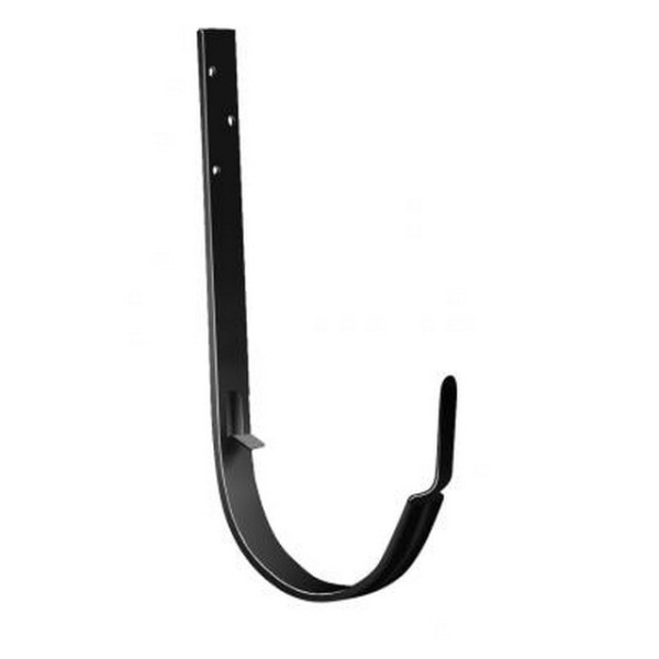 Водосток Grand Line 125x90 – Кронштейн длинный RAL 9005 купить в Александрове