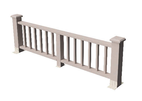 Ограждения декоративное ДПК GRINDERDECO Троя выбеленный дуб купить в Александрове